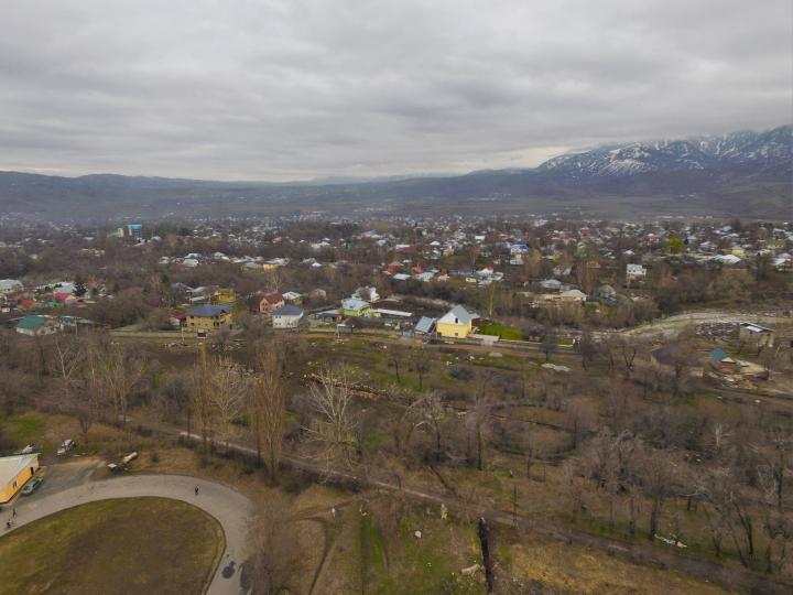 Талгарский парк, вид сверху