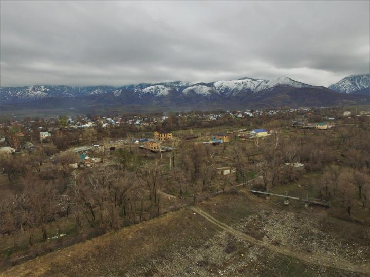 Талгарский парк, вид сверху