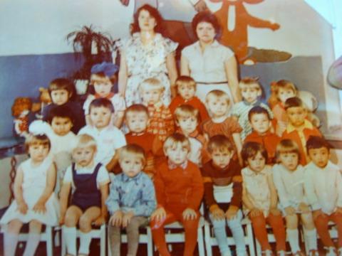 детский сад, год 1984
